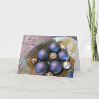 Elegant Christmas Decorations Holiday Card