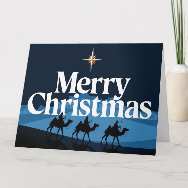 Elegant Christmas Design - The Star of Bethlehem Card (Front)