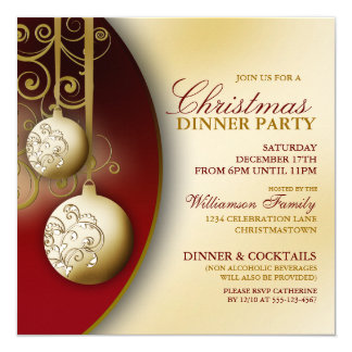 fancy dinner party invitations