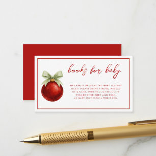 Elegant Christmas Gender Neutral Books For Baby Enclosure Card