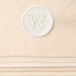 elegant christmas holiday BIG monogram ivory white Wax Seal Sticker<br><div class="desc">💌 Wax Seals: Enhance your holiday correspondence with our exquisite wax seals. The artful combination of my designs and traditional sealing wax brings an elegant and personal touch to your envelopes and gifts. _____________________________ ***this design is part of a christmas holiday collection*** Step into a world of timeless holiday charm...</div>