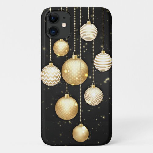 Elegant Christmas Holiday  iPhone 11 Case