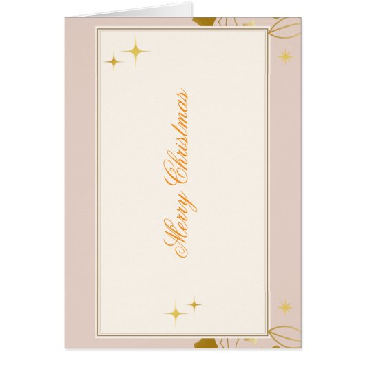 Elegant Christmas Invitation Card (Front)