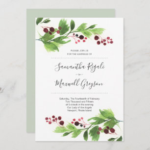 Elegant Christmas Invitations