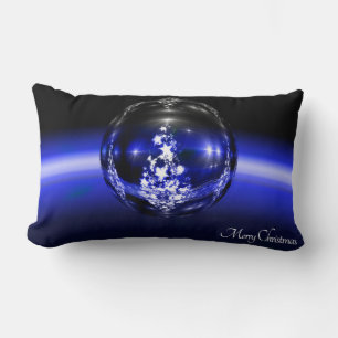 Elegant Christmas Lumbar Pillow