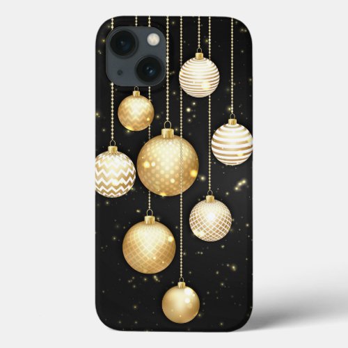 Elegant Christmas Ornaments iPhone 13 Case