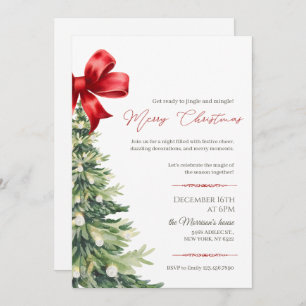 Elegant Christmas Party Invitation