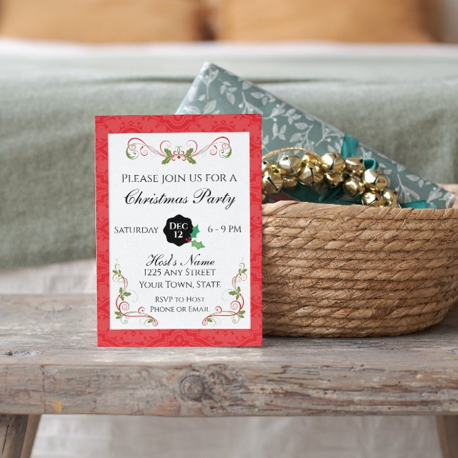 Elegant Christmas Party Invitation (Creator Uploaded)