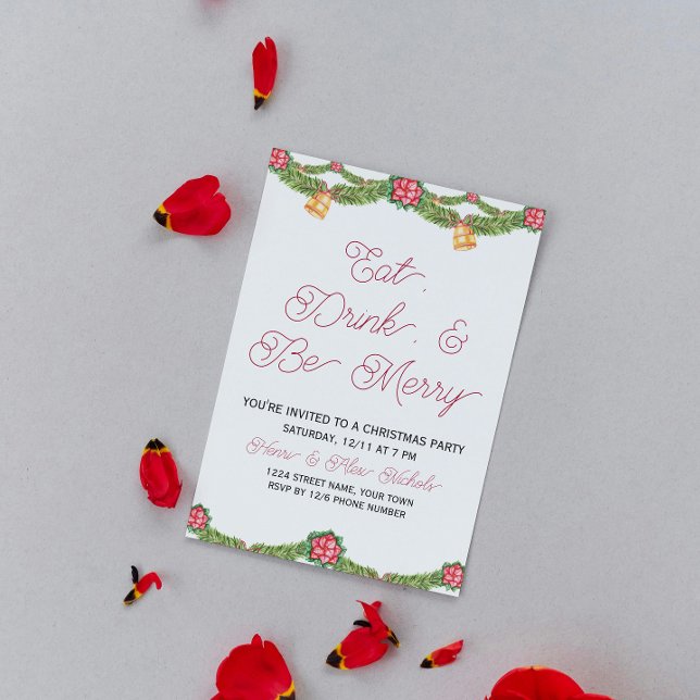 Elegant Christmas Party Invitation (Creator Uploaded)