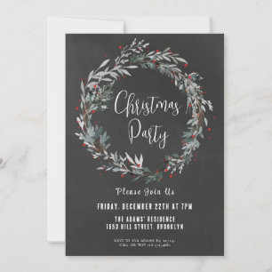 Elegant Christmas Party Invitation