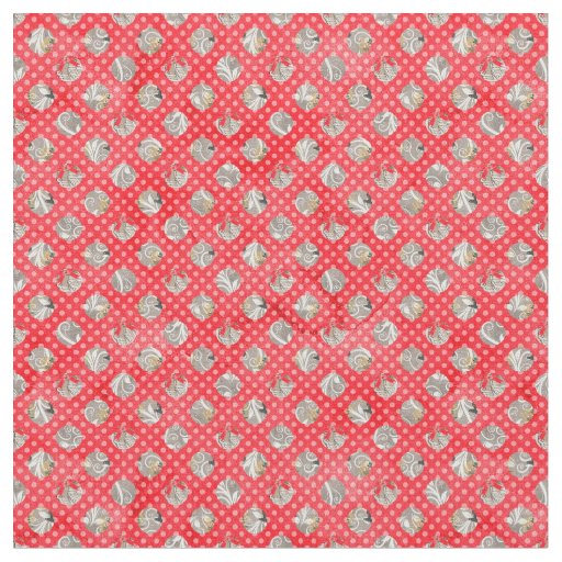 Elegant Christmas Pattern Fabric