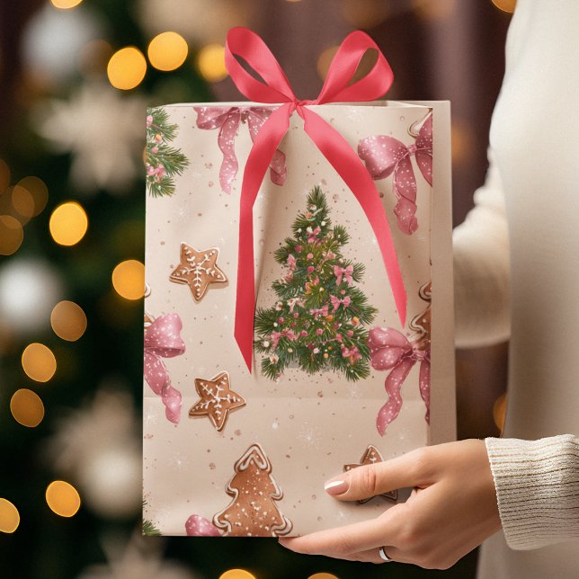 Elegant Christmas Pattern Gift Bag (Creator Uploaded)