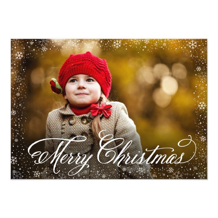 Elegant Christmas Photo Card | Zazzle