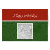 Elegant Christmas Photo Greeting Cards (Front Horizontal)