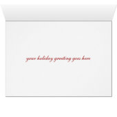 Elegant Christmas Photo Greeting Cards (Inside Horizontal (Bottom))
