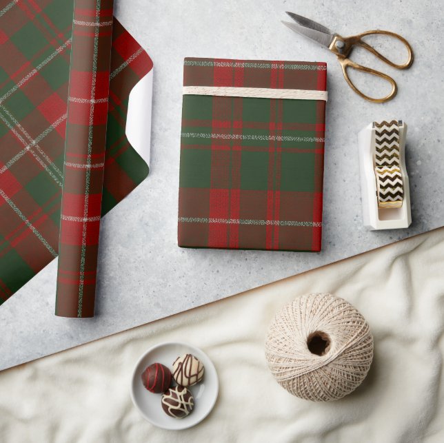 Elegant Christmas Plaid Wrapping Paper (Crafts)