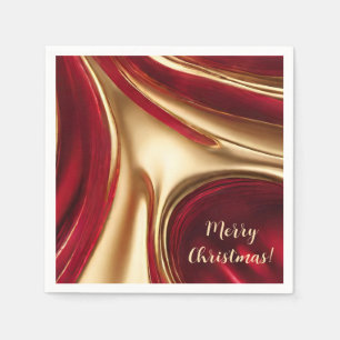 Elegant Christmas-Red and Gold- Napkins