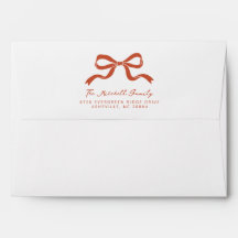 Elegant Christmas Ribbon Bow - Red