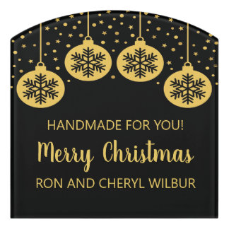 Elegant Christmas Sign
