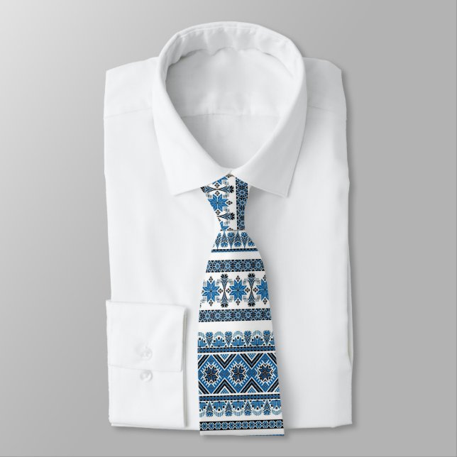Elegant Christmas Tie! Neck Tie (Tied)