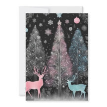 Elegant Christmas Tree and Deer