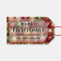 Elegant Christmas Tree Baubles Holiday