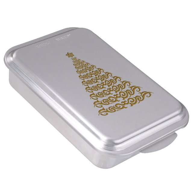 Elegant Christmas Tree Cake Pan (Side)