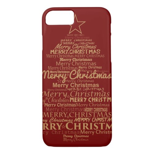 Elegant Christmas Tree iPhone 87 Case