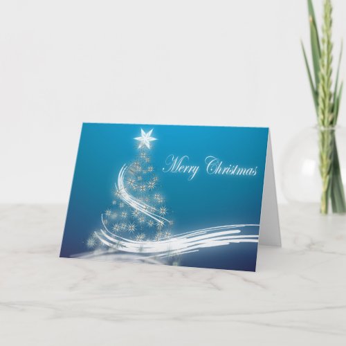 Elegant Christmas Tree Corporate Holiday Greeting