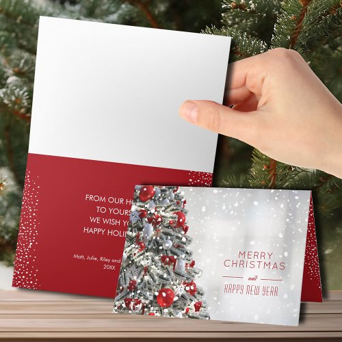 Elegant Christmas Tree Holiday Card