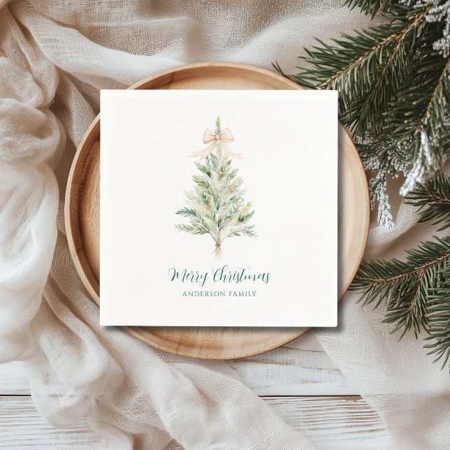 Elegant Christmas Tree  Napkins (Creator Uploaded)