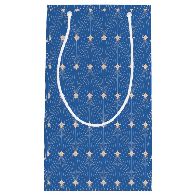 Elegant Christmas Tree Small Gift Bag (Front)