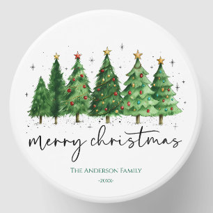 Elegant Christmas Trees – Holiday Season Mini Candle Favors