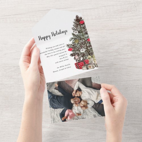 Elegant Christmas unique greeting card