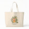 Elegant Citrus Botanical Bridesmaid Favor Tote Bag