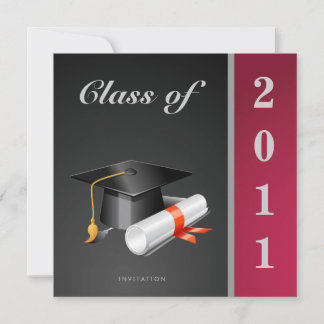 Elegant Class of 2011 Graduation Invitation