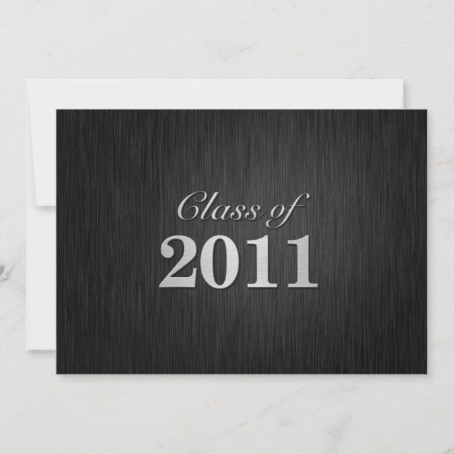 Elegant Class of 2011 Graduation Invitations (Front)