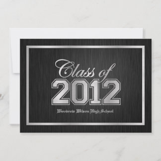 Elegant Class of 2012 Graduation Invitations