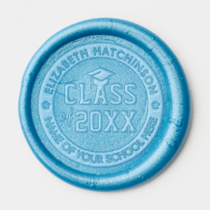 Elegant Class of 2024 Graduation Wax Seal Sticker
