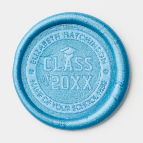 Elegant Class of 2024 Graduation Wax Seal Sticker