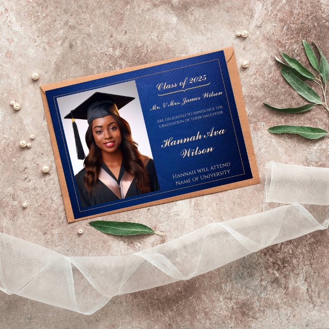 Elegant Class of 2025 Graduation Announcement (Creator Uploaded)