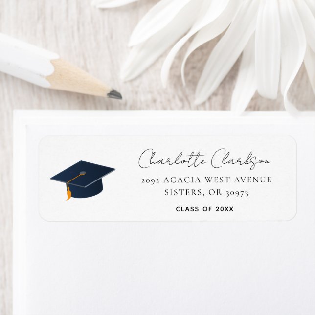 Elegant Class of 2026 Academic Graduation Label (Insitu)