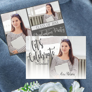 Elegant Class Of 2026 photo Graduation Party Invitation