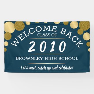 Elegant class reunion banner