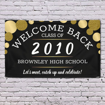 Elegant Class Reunion Banner by creativeclub at Zazzle