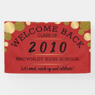 Elegant class reunion banner