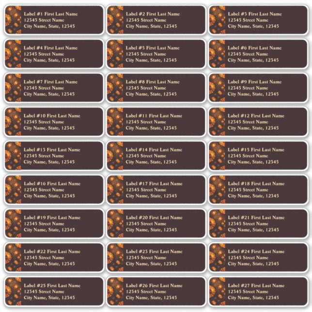 Elegant Classic Boho Modern Gold #901 Wedding Sticker (Front)