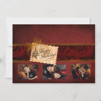 Elegant Classic Christmas Flat Card