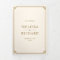 Elegant Classic Cream and Gold Monogram Wedding