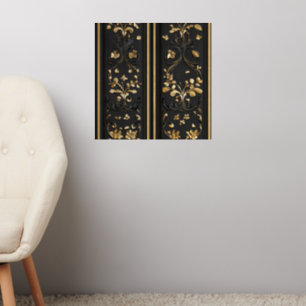 Elegant Classic Floral Pattern Wall Decal